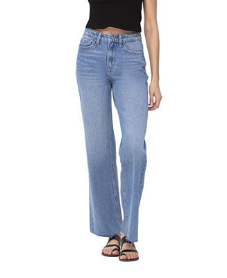 Vervet Women's Super High Rise 90's Vintage-like Wide Leg Jeans - Macy's | Macy's