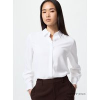 Uniqlo - Viskose Bluse - Weiss - S | UNIQLO (DE)