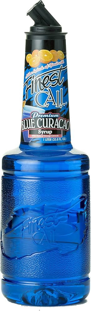 Finest Call Premium Blue Curacao Drink Mix, 1 Liter Bottle (33.8 Fl Oz), Individually Boxed | Amazon (US)