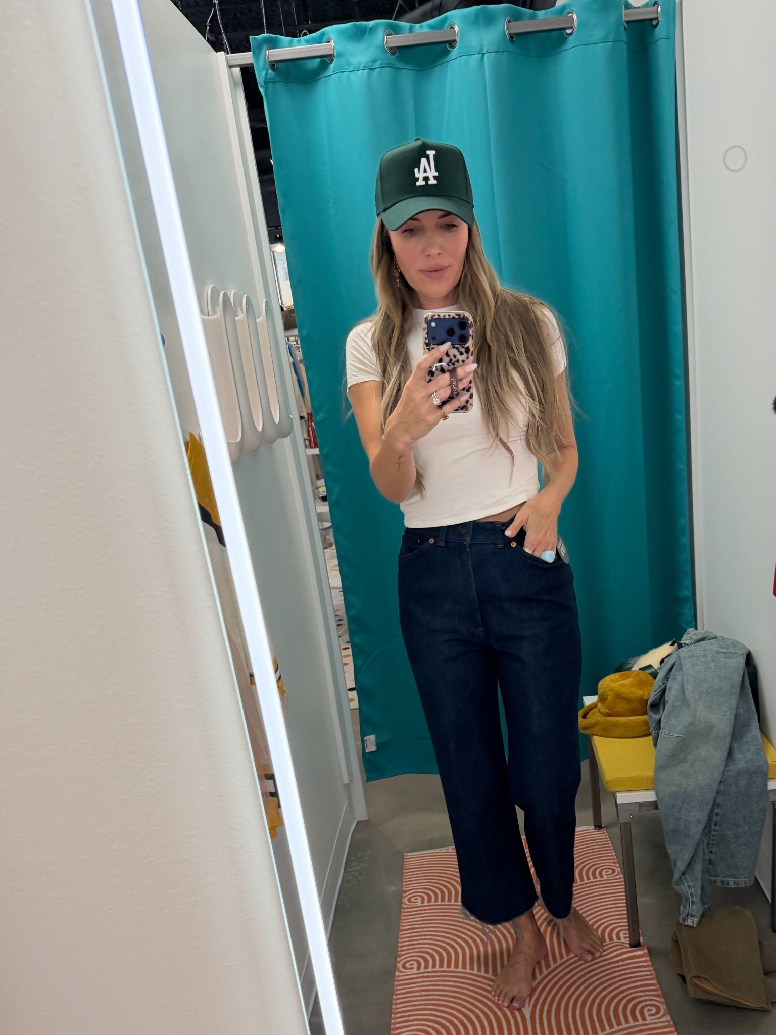 LA hat in my favorite green. Coupled with my ultimate white tee 🤍💚

#LTKStyleTip #LTKOver40 #LTKTall