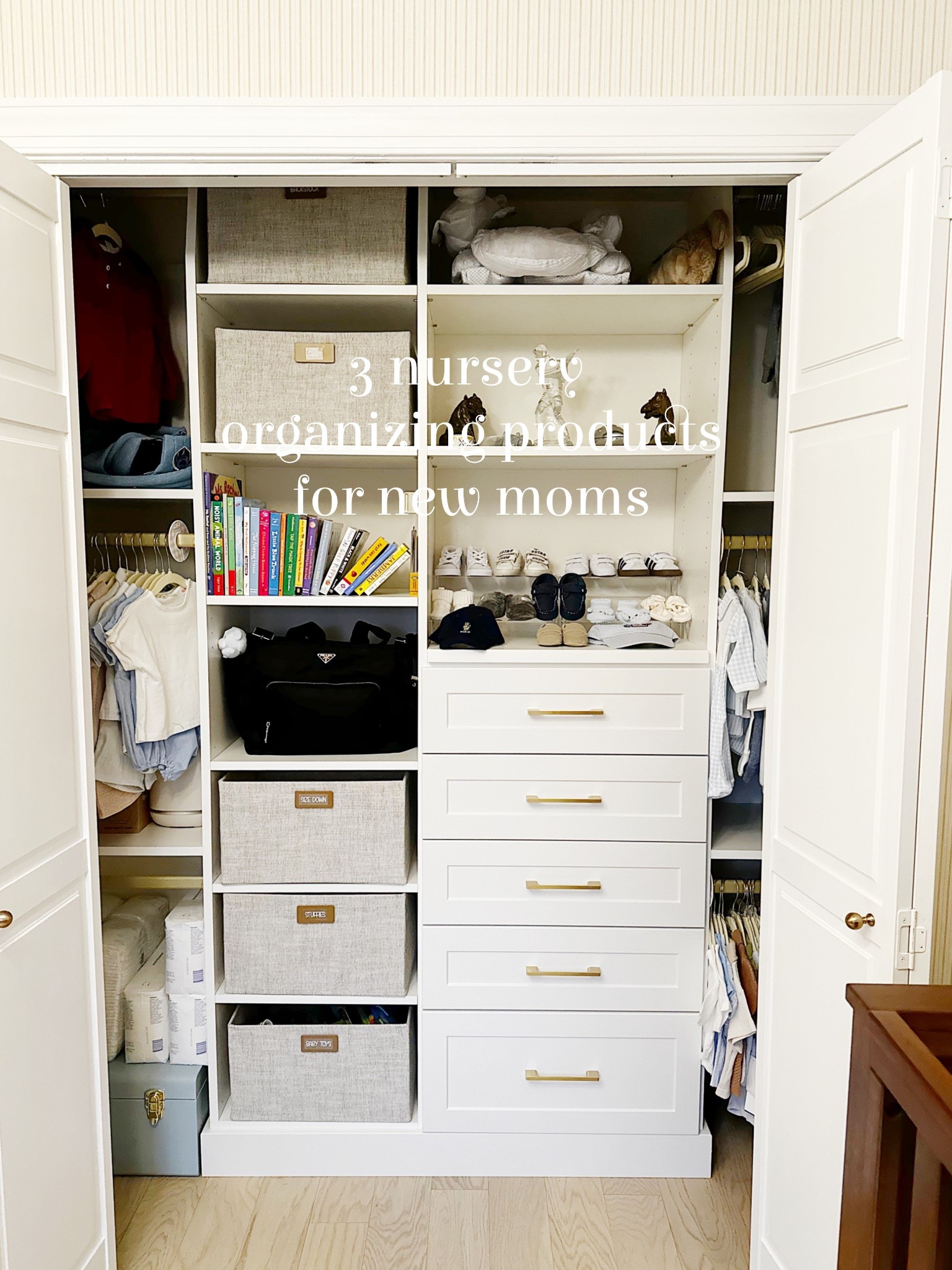 New mom nursery organizing products 

1. Drawer dividers 

2. Canvas bin 

3. Baby hanger with ring clip


#LTKmomlife #LTKBaby #LTKHome