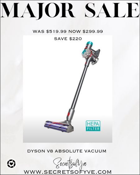 Secretsofyve: 1 of my bestsellers & the price is $349.99. Clean up fast whether you are doing your daily clean or prepping for a party or gathering! @dyson @thehomedepot
#Secretsofyve #ltkgiftguide
Always humbled & thankful to have you here.. 
CEO: PATESI Global & PATESIfoundation.org
 #ltkvideo #ltkhome @secretsofyve : where beautiful meets practical, comfy meets style, affordable meets glam with a splash of splurge every now and then. I do LOVE a good sale and combining codes! #ltkstyletip #ltksalealert #ltkeurope #ltkfamily #ltku #ltkparties secretsofyve

#LTKMens #LTKHome #LTKSeasonal
