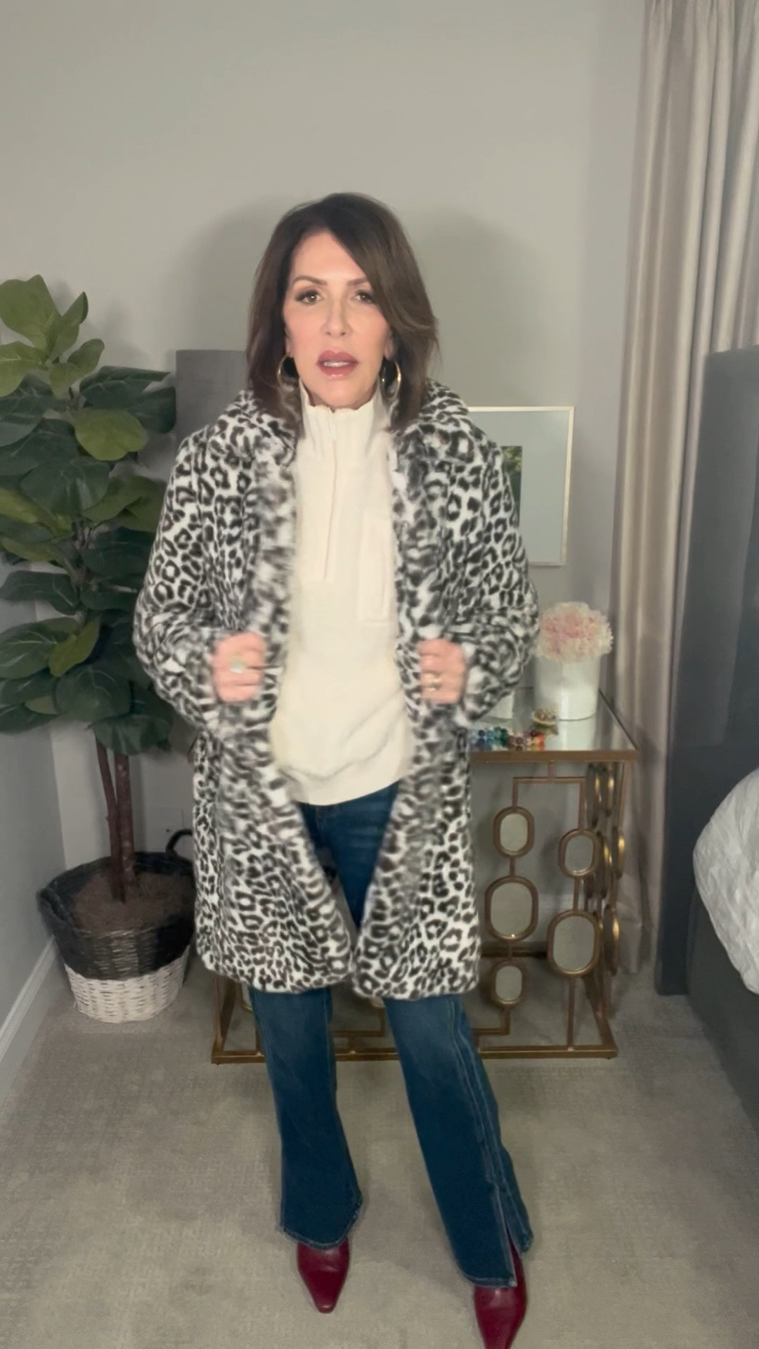 split hem jeans, red boots, ugg pullover, over 50 outfits 

#LTKOver40 #LTKootd #LTKgrwm