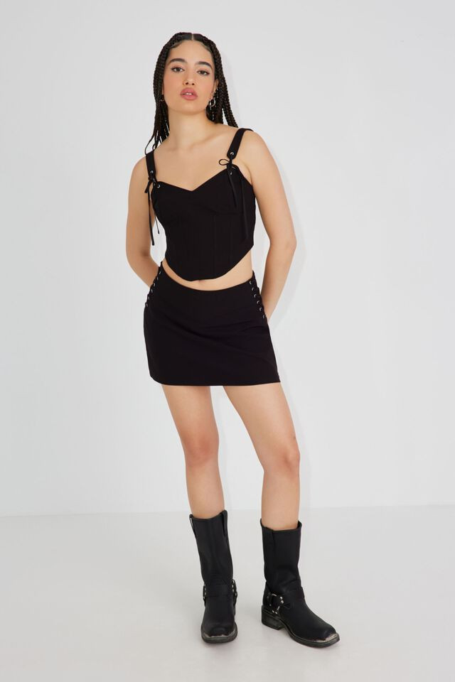 Tie Strap Bustier | Garage Clothing