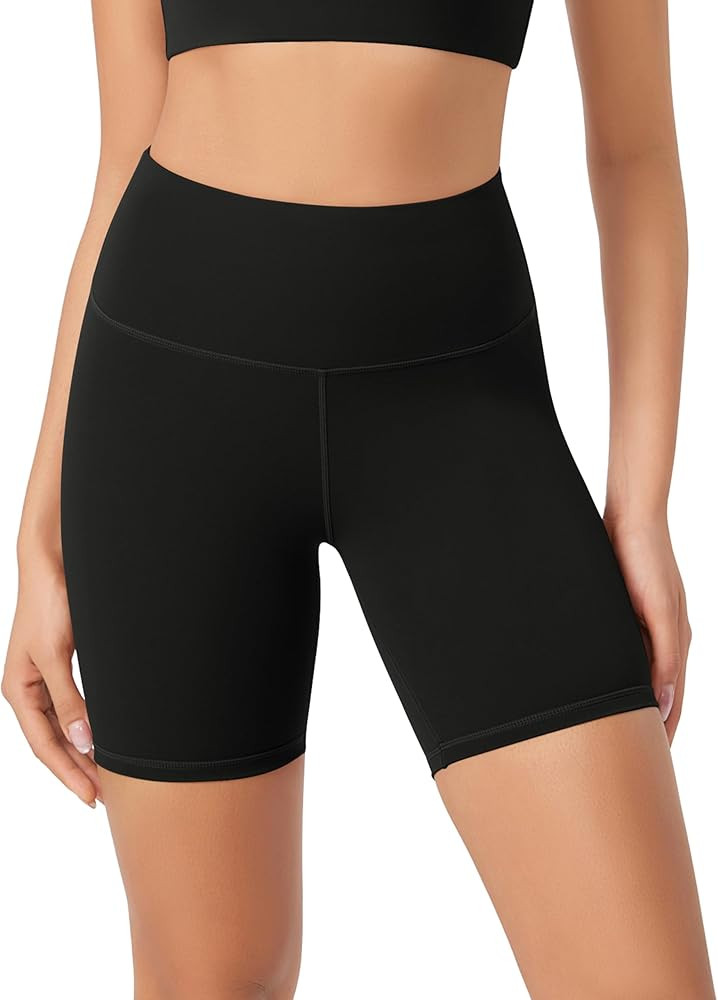 ODODOS Lounge Yoga Shorts for Women- 4" / 6" / 8" /10" High Waist Buttery Soft Biker Shorts | Amazon (US)