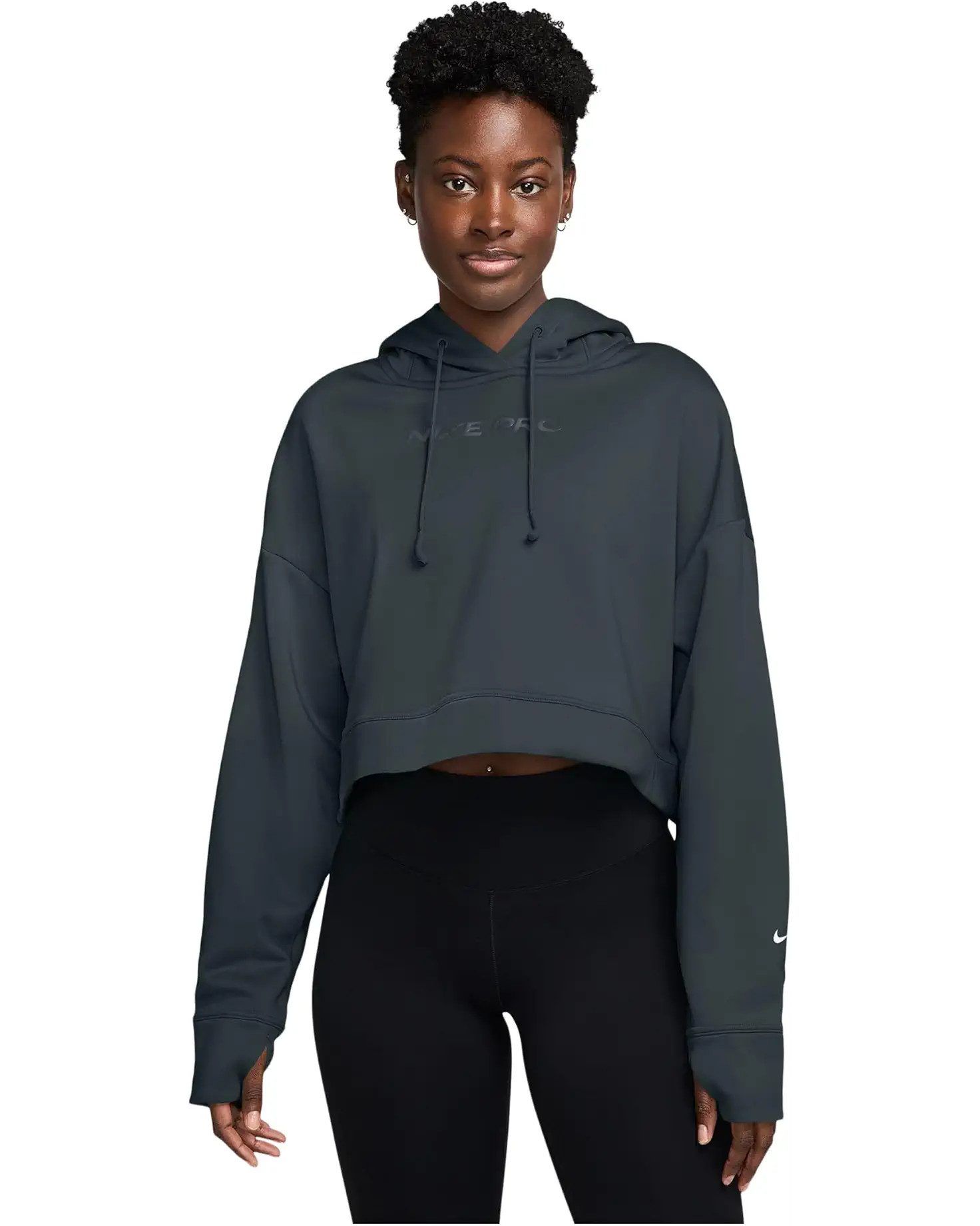 Women's Nike Pro Therma-FIT Fleece Hoodie | Zappos.com