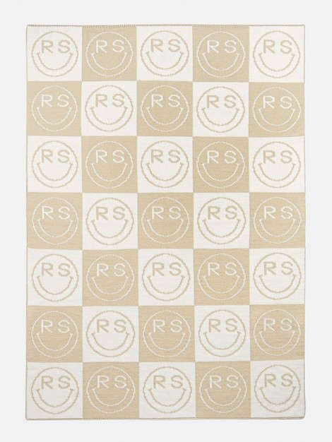 All Smiles Blanket - Natural / Beige | BaubleBar (US)