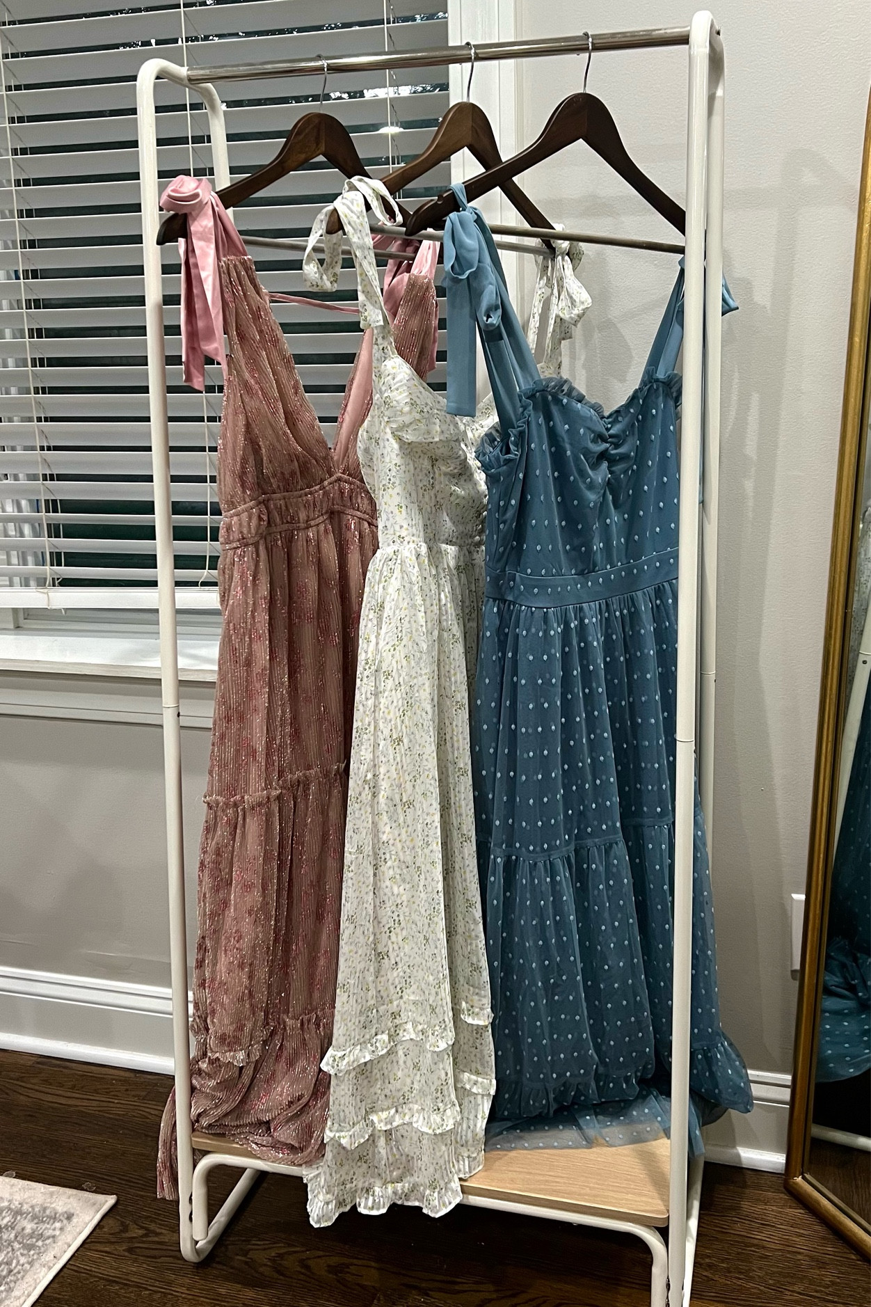 MIDI dresses perfect for summer or fall weddings. Flattering fit postpartum. Showers or special occasions. Family photo dress. Tie straps, floral print, velvet and tulle 

#LTKstyletip #LTKunder100 #LTKwedding