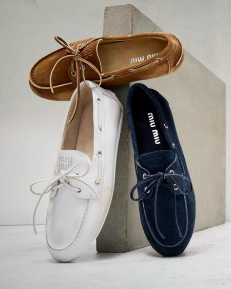 This summer all the shoe obsessed girlies are looking for a pair of Miu Miu boat shoes: they’re soft, practical, lightly distressed and of course as all designer shoes - quite pricey. If you’re looking for an affordable alternative of Miu Miu Leather Lace-Up Moccasins I just linked several amazing pairs by Timberland, Sperry, Sebago, Scarosso and Mango starting at $55, some are on sale right now! 



#LTKSaleAlert #LTKShoeCrush #LTKSeasonal