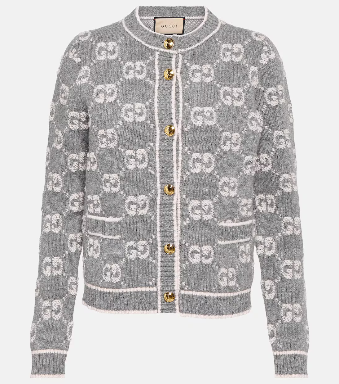 GG wool bouclé jacquard cardigan | Mytheresa (US/CA)