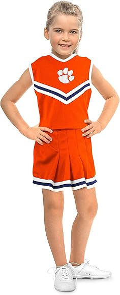 Little King NCAA Toddler/Youth Girls Team 2 Piece Cheer Dress-Sizes 2T 3T 4T 6 | Amazon (US)