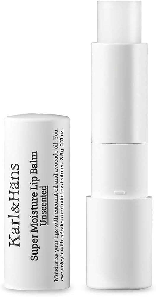 Karl&Hans Super Moisturizing Lip Balm - Unscented with Coconut & Avocado Oil for Lip Repair and C... | Amazon (US)