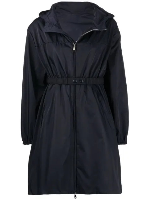 belted hooded coat | Farfetch (UK)
