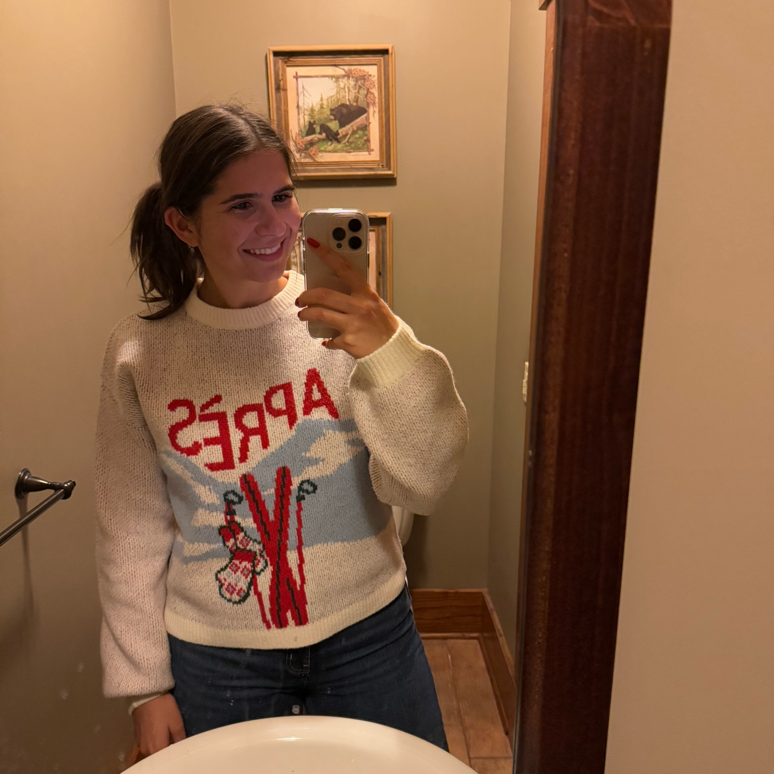 The cutest winter sweater from Target! So soft and only $25🎉🎿 Wearing a size M

#LTKHoliday #LTKFindsUnder50 #LTKSeasonal