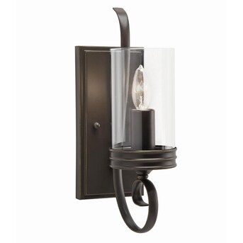 Kichler  Diana 4.75-in W 1-Light Olde Bronze Wall Sconce | Lowe's