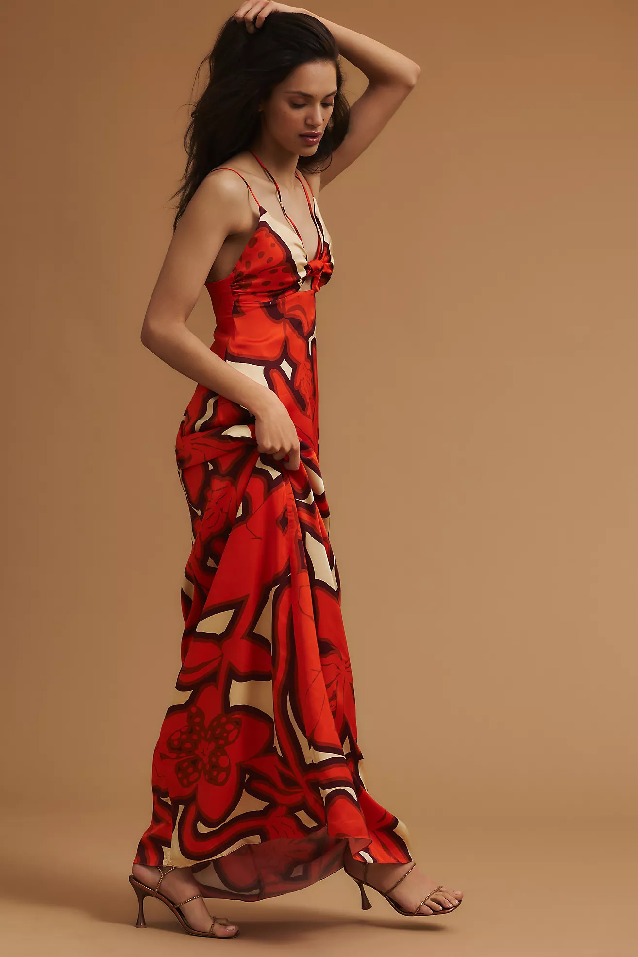 Eugenia Fernández Printed Halter Maxi Dress | Anthropologie (US)