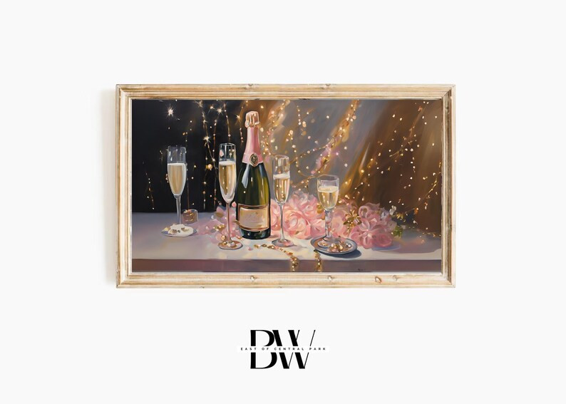 Frame TV Art New Year's Art Nye 2025, Nye Samsung Tv Happy New Year Frame TV Art Happy 2025 Frame... | Etsy (US)