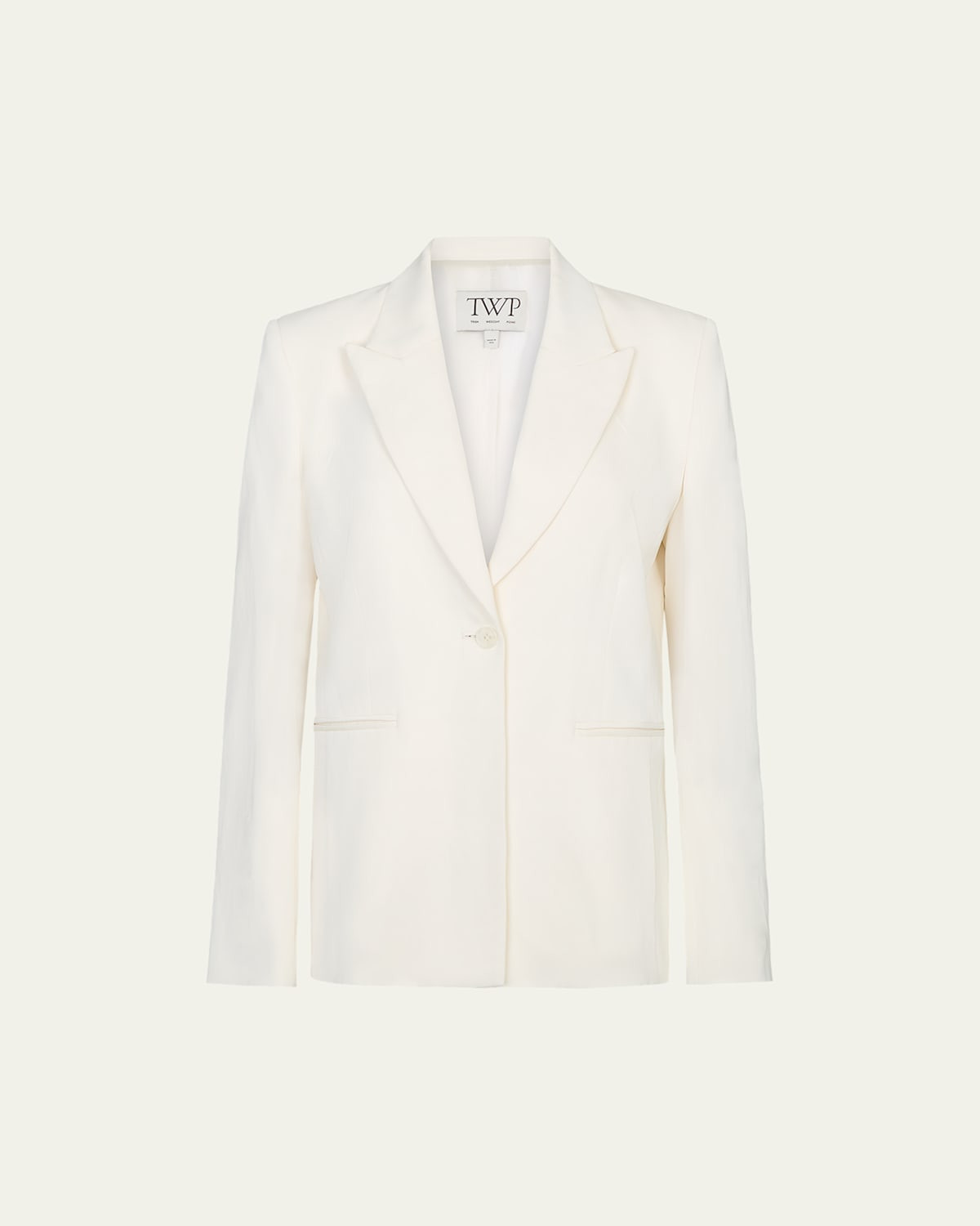 Her Fit Blazer in Coated Viscose Linen | Bergdorf Goodman