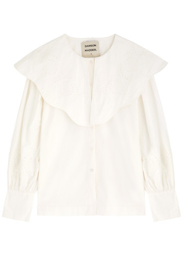 Romeo broderie anglaise cotton blouse | Harvey Nichols