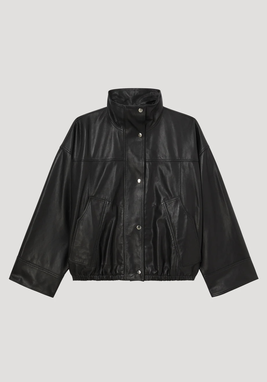 reinvented leather jacket | black | Rohe