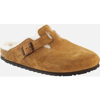 Birkenstock Boston Shearling-Lined Suede Mules - UK 9 | Coggles (Global)
