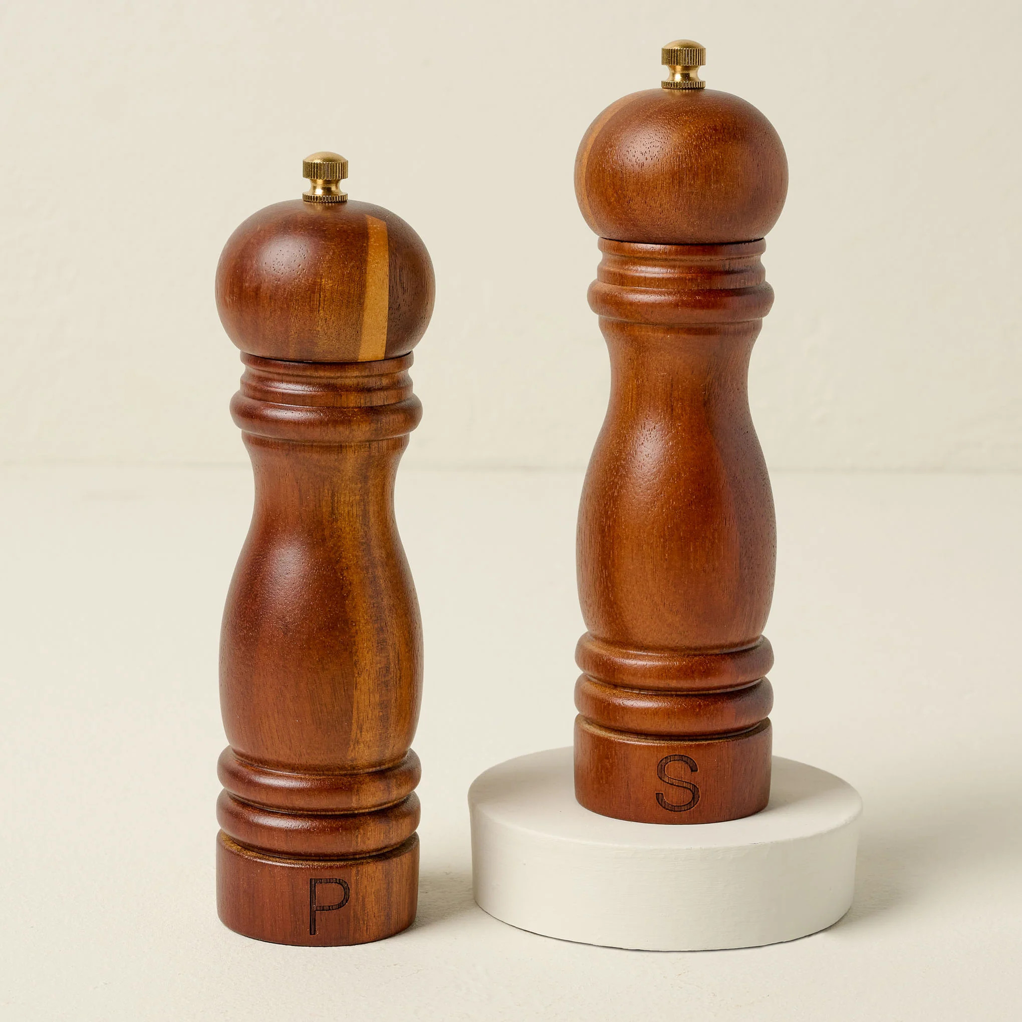 Wood Salt & Pepper Grinder Set | Magnolia