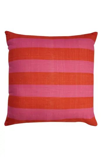 Kate Spade New York Double Stripe Accent Pillow, Size 32x32 - Pink | Nordstrom