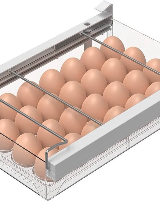 Fridge storage shelving, egg storage compartment bin

#LTKHome #LTKFamily #LTKStyleTip