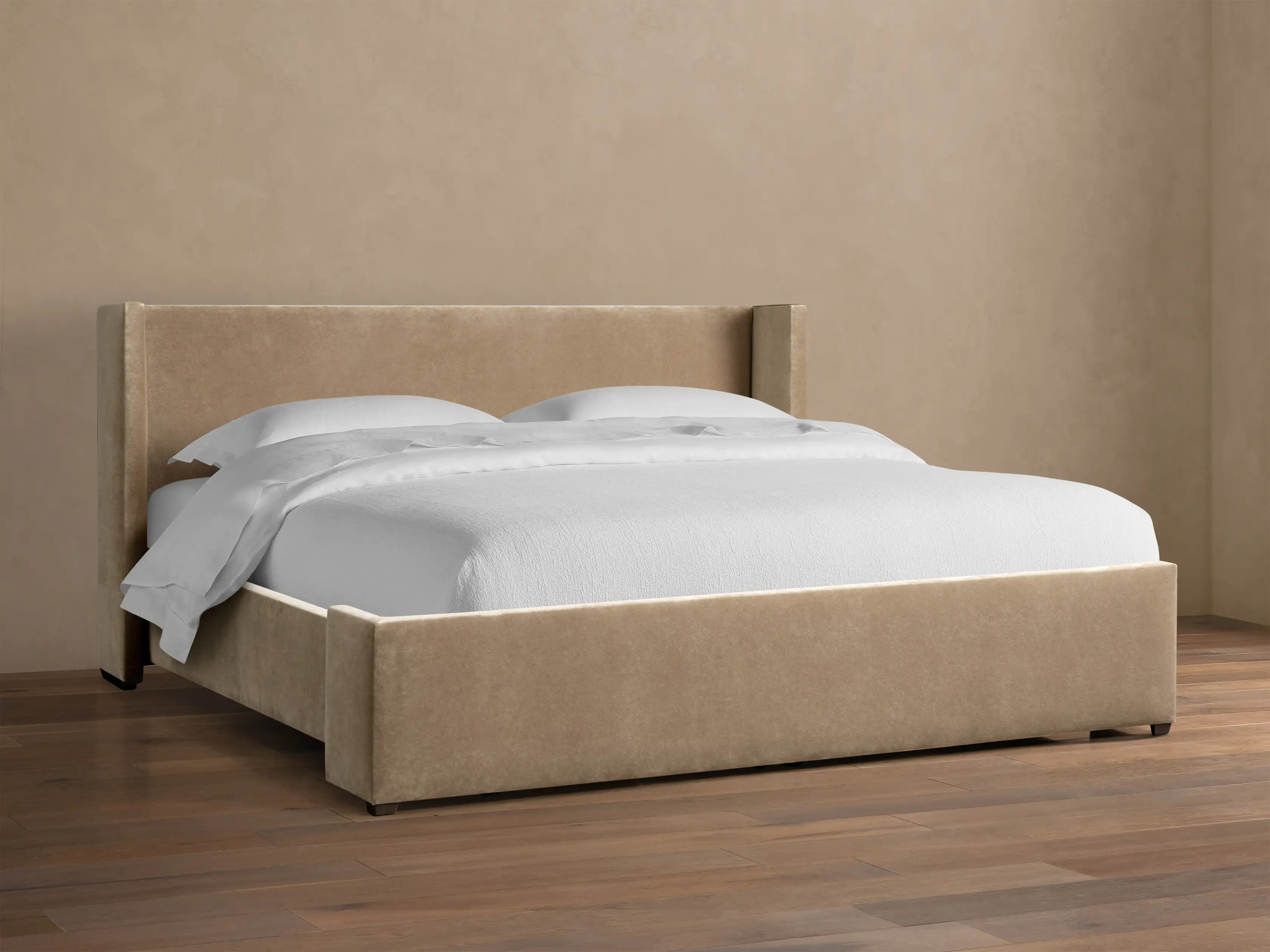 Wyller Bed with Low Headboard | Arhaus