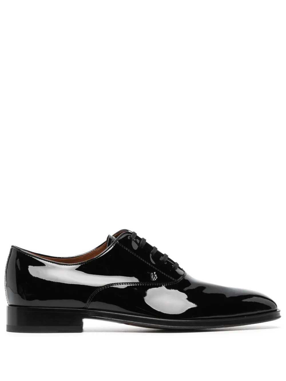 Tod's patent-leather oxford shoes - Black | Farfetch Global