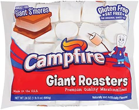Campfire Giant Roasters Premium Quality Marshmallows, 24 oz Bag (1) | Amazon (US)