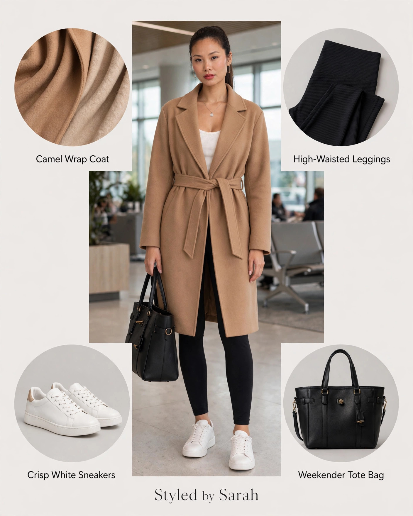 Fall Airport Travel Outfit | Styled by Sarah

The 6am flight outfit that still looks expensive ✈️ Camel coat + leggings + fresh sneakers = the only travel formula you need.

Comment SHOP and I'll send every link. Full look here on my LTK.

#StyledBySarah #AirportOutfit #TravelStyle #FallTravel #CamelCoat #Athleisure #ChicTravel #OOTD #FallFashion #TravelOutfit
Affiliate links — I may earn commission on qualifying purchases. #ad