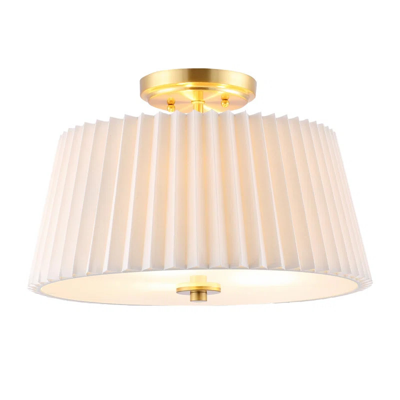 Troiano 3 - Light 16" Semi Flush Mount | Wayfair North America