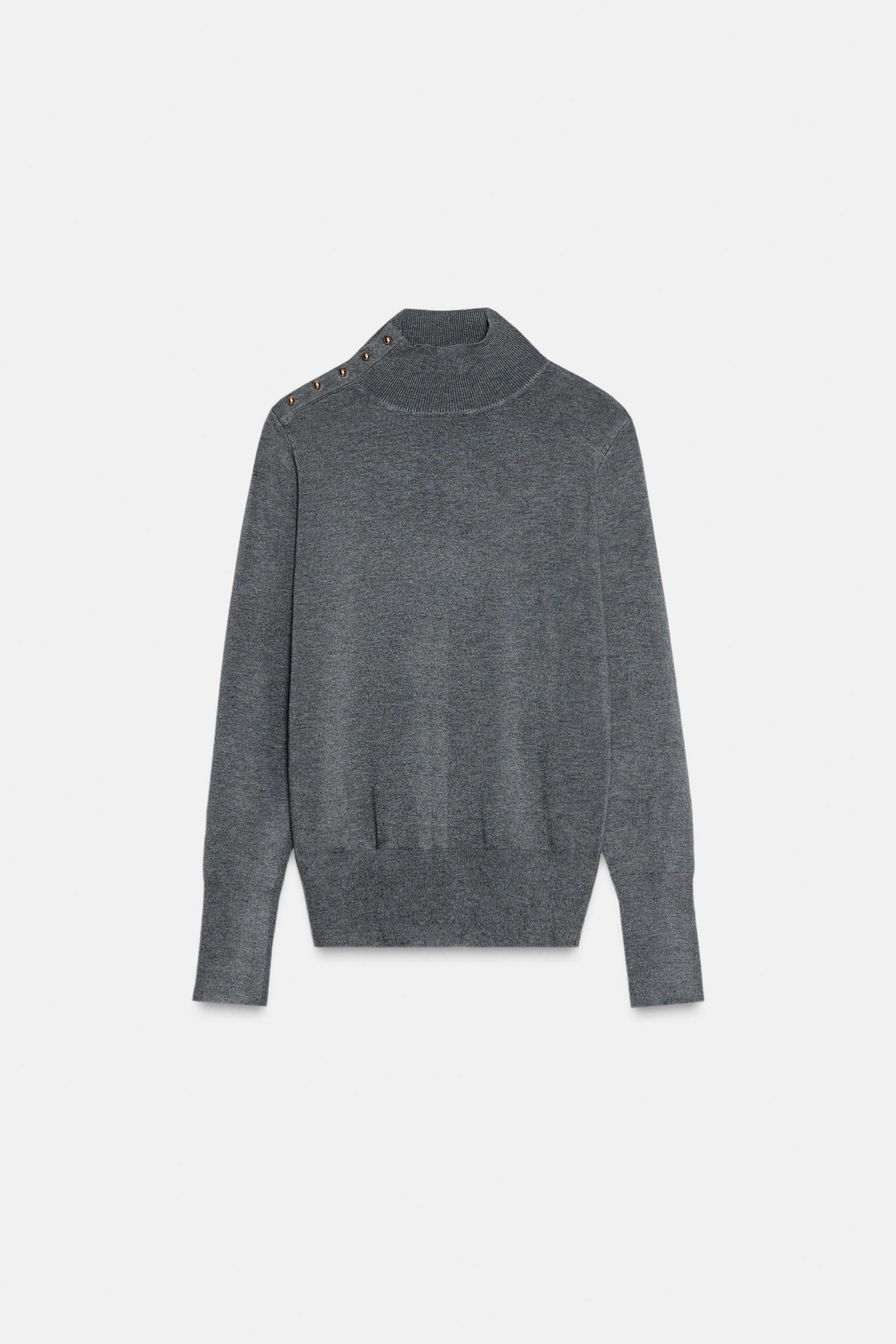 STRICKPULLOVER MIT KNÖPFEN | Zara DE