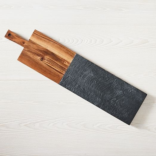 Mixed Slate & Wood Preston Cheese Boards | West Elm (US)