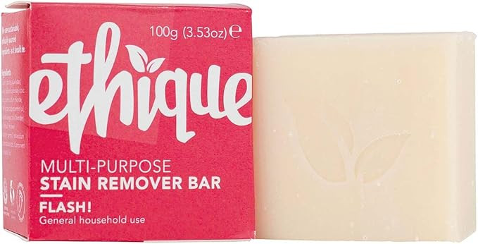 Ethique Flash! Multi-Purpose Solid Laundry and Stain Remover Bar - Plastic-Free, Vegan, Cruelty-F... | Amazon (US)