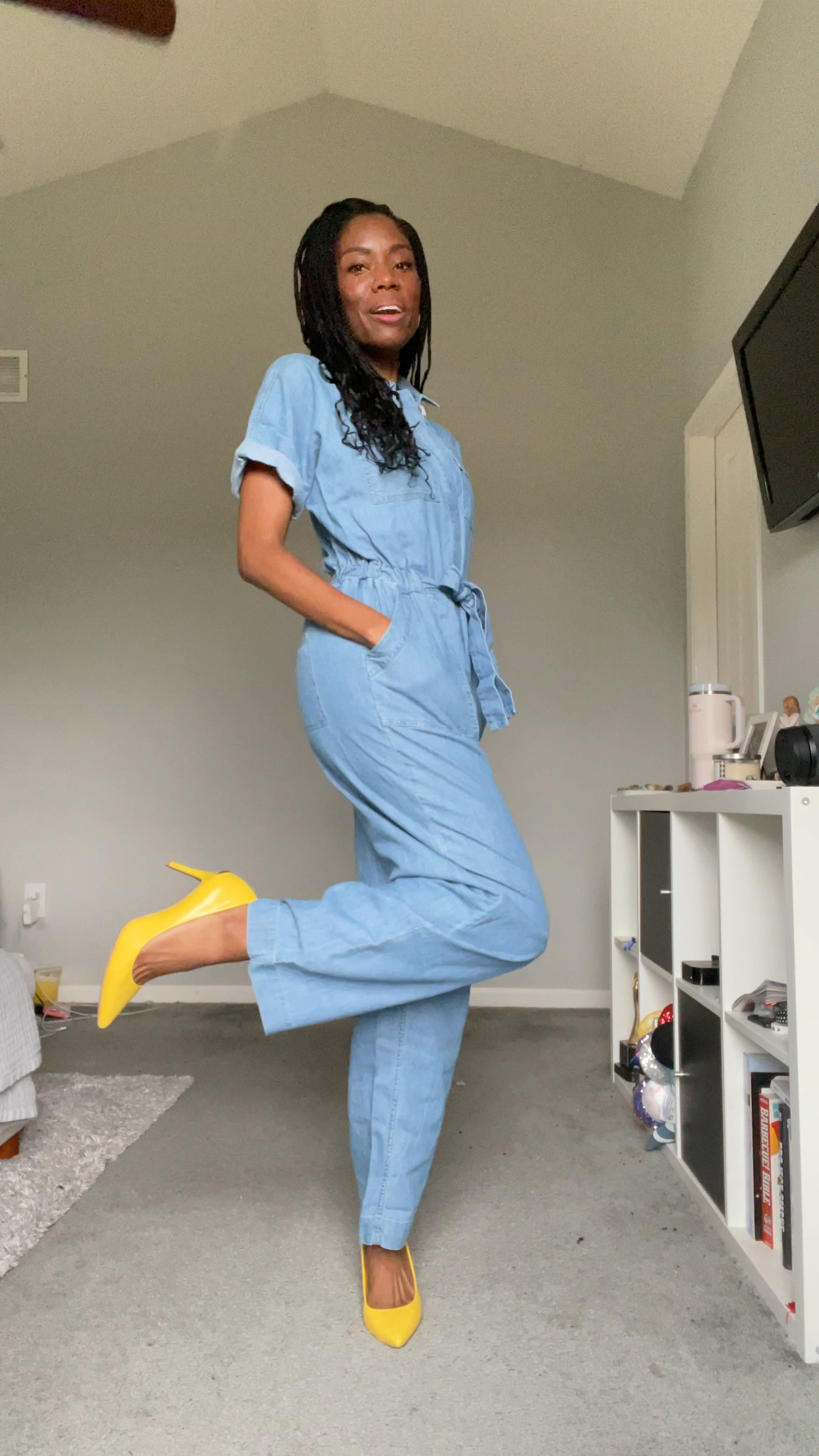 This jumpsuit from Target is just light enough to wear all fall, then again in Spring. Plus, it feels like pajamas! 

#LTKfindsunder50 #LTKVideo #LTKover40