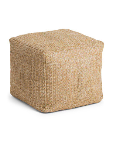 16x16 Outdoor Fiber Pouf | TJ Maxx
