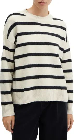MANGO Stripe Crewneck Sweater | Nordstrom | Nordstrom