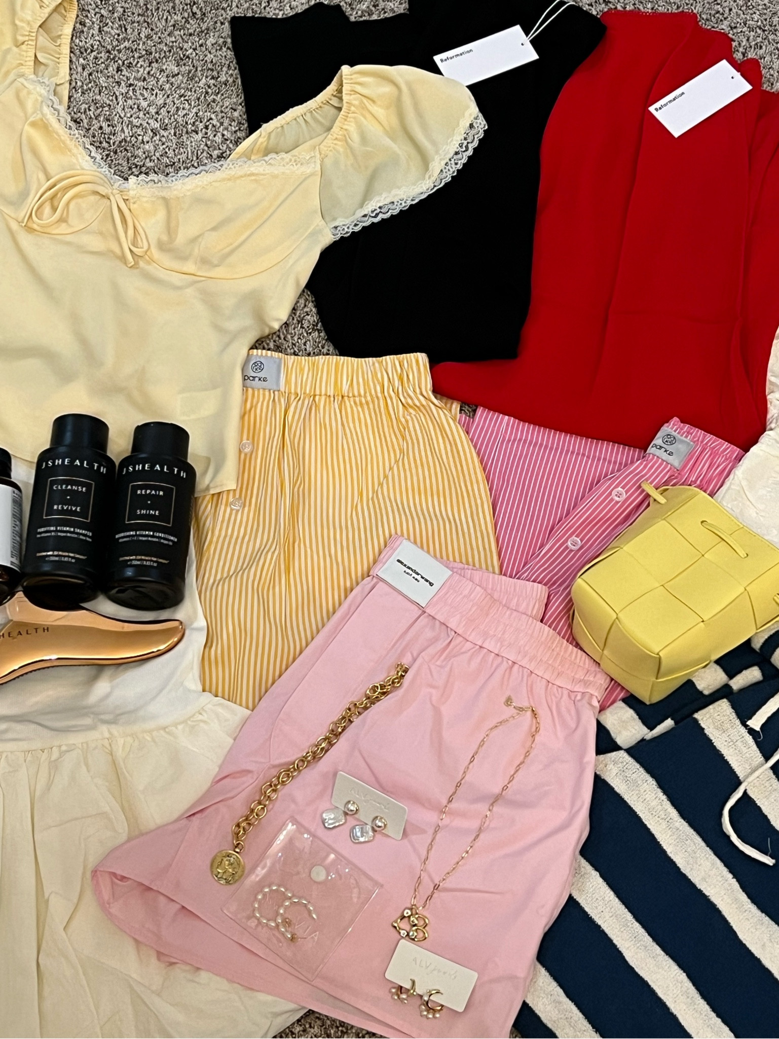 summer outfit staple pieces! From @parke, Alexander wang, FWRD, ASTR the label, reformation, free people, JS health , ALV jewels and more! Perfect summer pieces, for statements, these pieces will do so much for you this summer, they will help elevate you and your summer outfits!  

#LTKBeauty #LTKStyleTip #LTKSeasonal