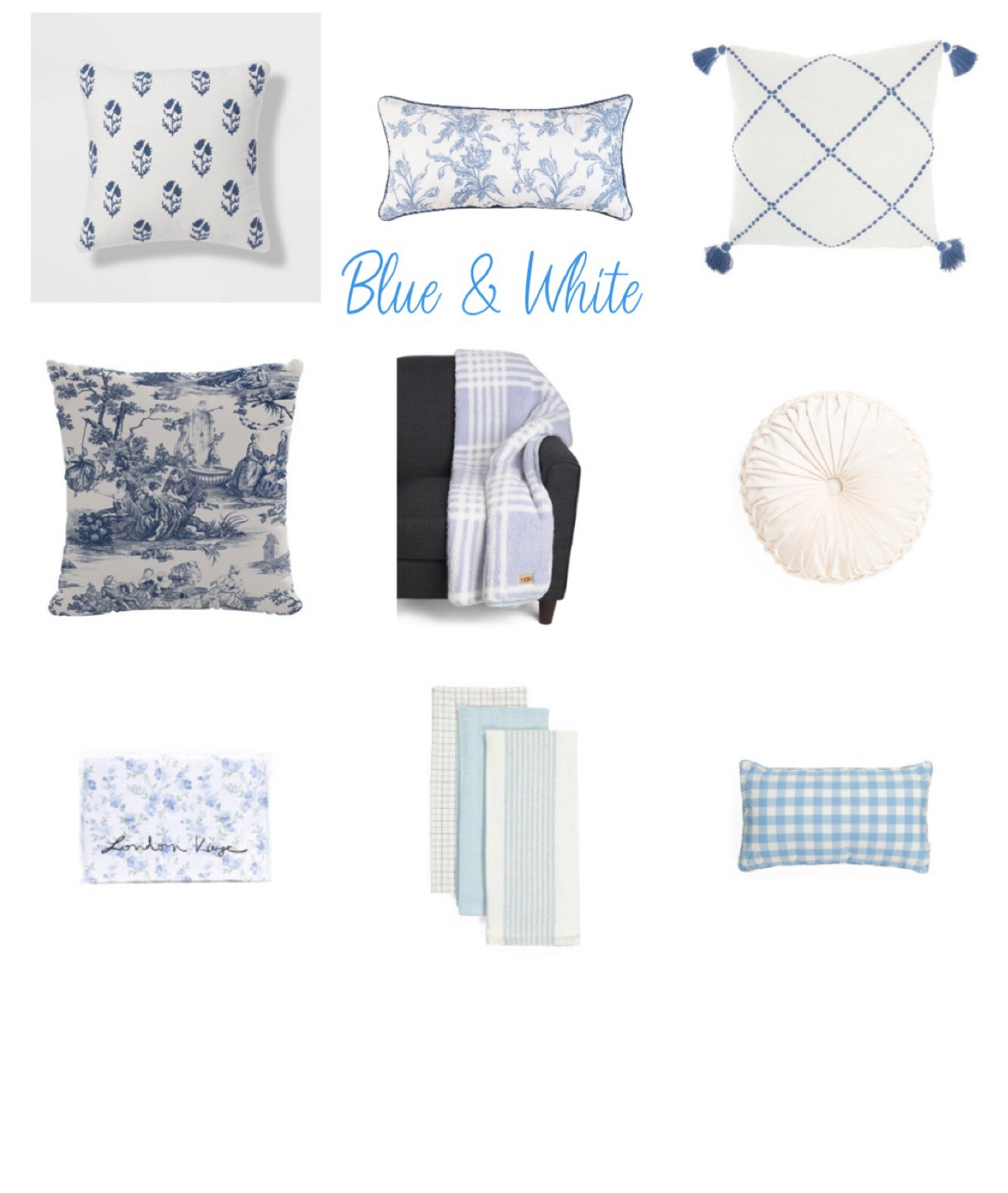 Blue and white home decor 

#LTKhome #LTKfamily #LTKsalealert