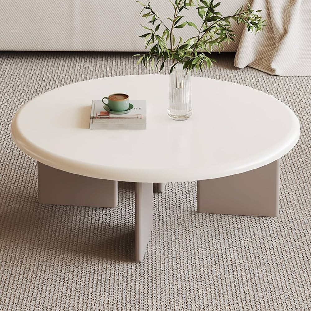 Round Coffee Table End Table for Living Room Modern Corner Center Table for Dining Room Cute Side... | Amazon (US)