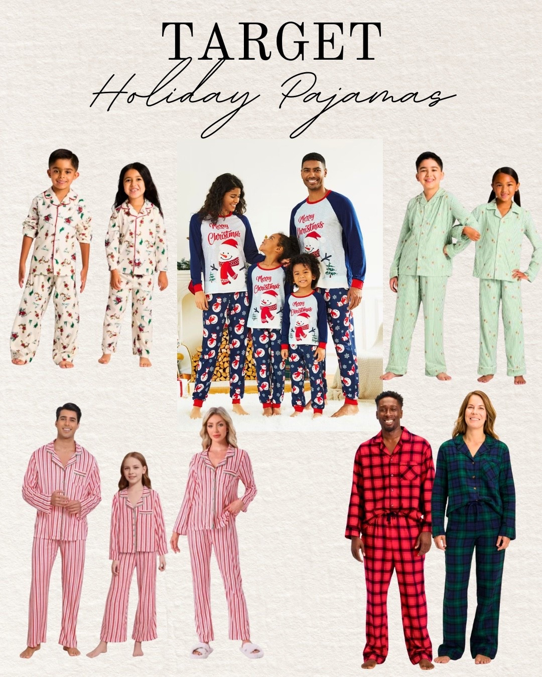 Holiday pajamas for the entire family from Target 

#LTKSeasonal #LTKHoliday #LTKGiftGuide