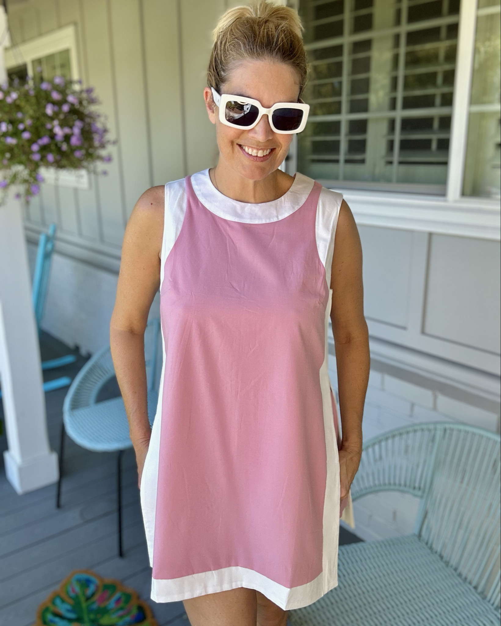 Obsessed with this new tunic outfit. It’s just so unique and fun.  Better yet the shorts have pockets! 🤩

#LTKOver40 #LTKFindsUnder50