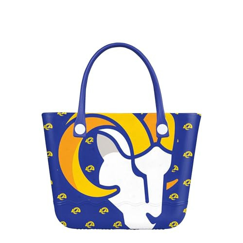 FOCO Los Angeles Rams NFL Big Logo Mini Print Tailgate Tote Bag | Amazon (US)