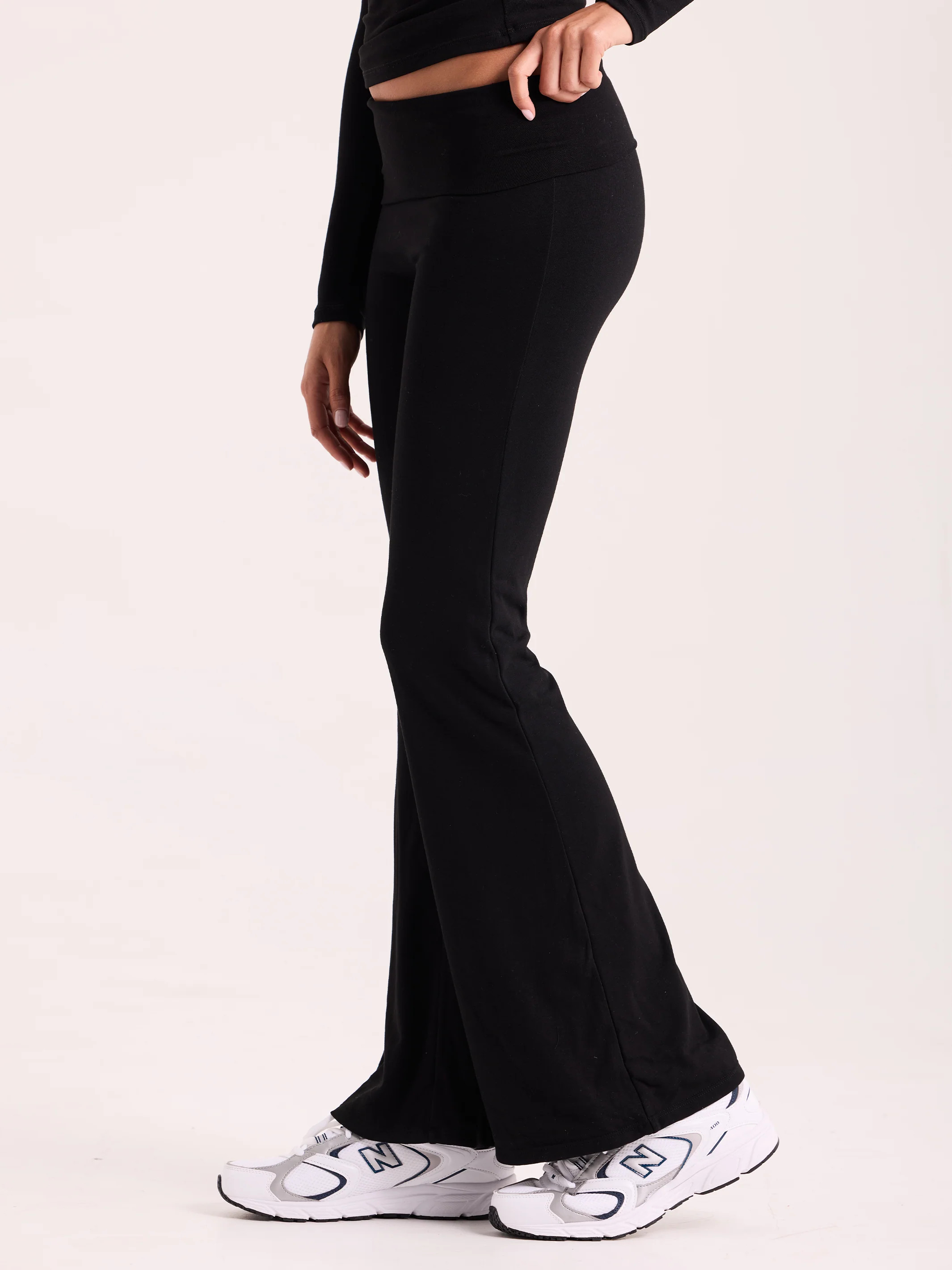 Fold Over Flare Pant | Klassy