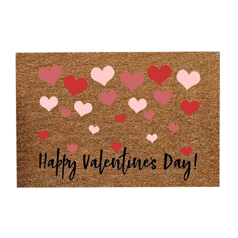 Valentine's Day Outdoor Rug Decoration Doormat Bathroom Welcome Floor Mat Decorations For Home De... | Walmart (US)