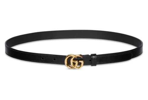 Gucci Leather belt with Double G buckle | Gucci (US)