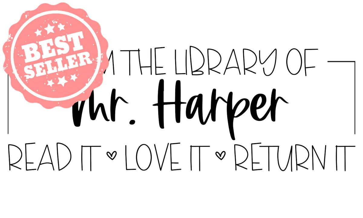 Library Teacher Stamp | Boutique Stamps & Gifts