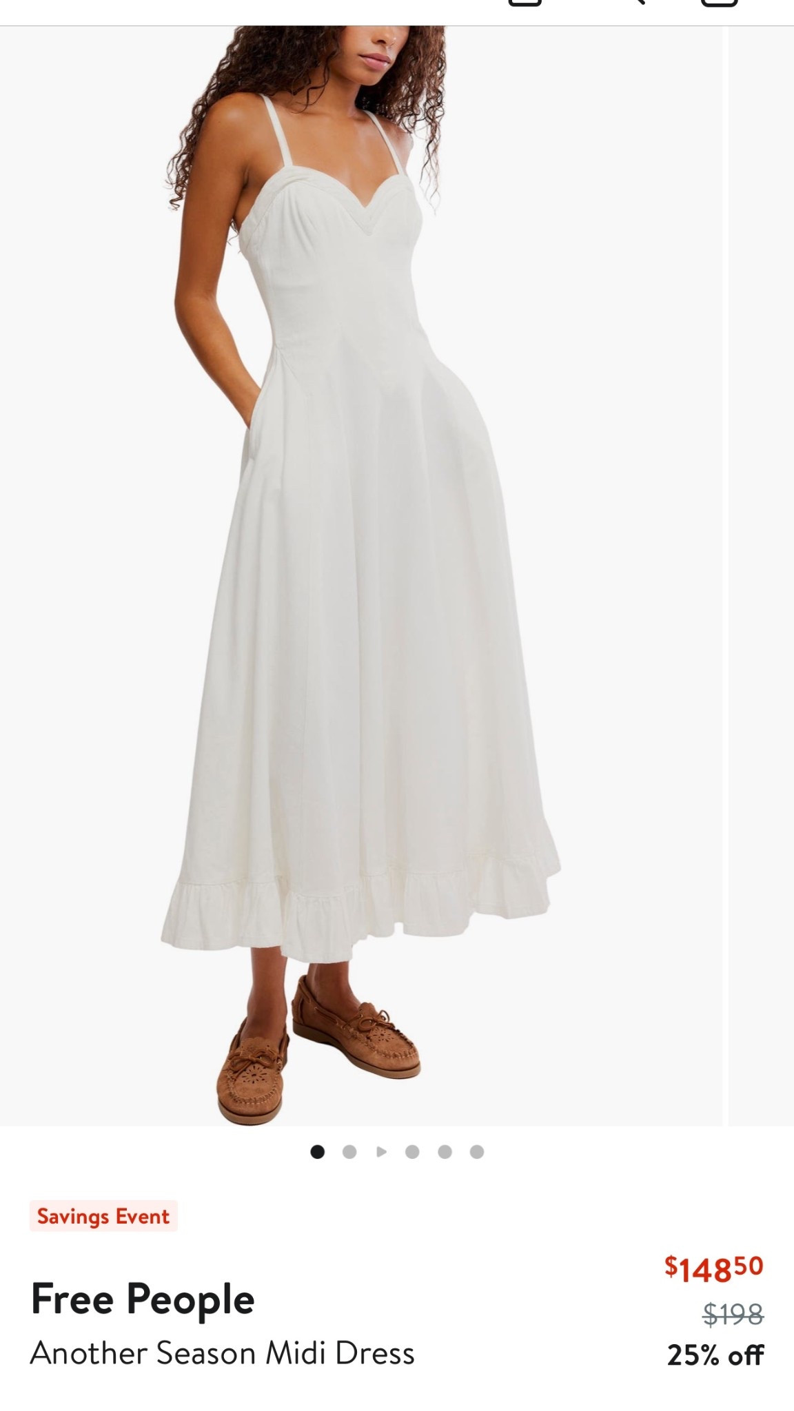 Free people cotton spring dress. On sale!
Spring dresses, Easter dresses, spring trends, spring season, summer dresses, dresses, cotton dress 💟

#LTKootd #LTKSaleAlert #LTKSeasonal